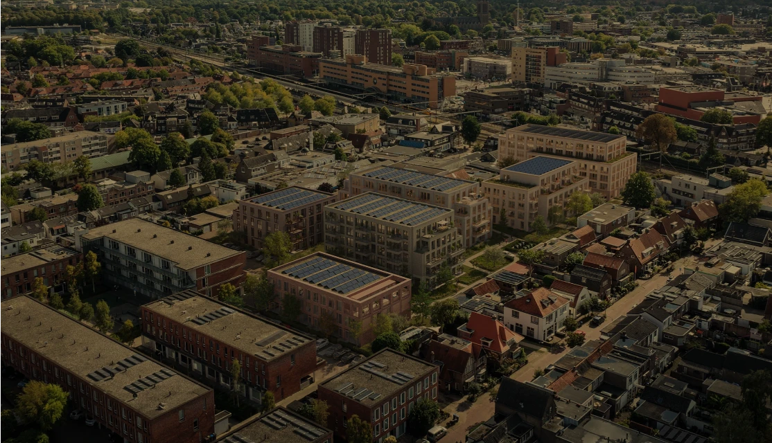 Geuzenpark van boven af gezien